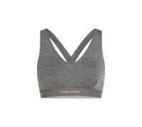 Icebreaker Merino 125 Cool-lite Sprite Racerback Sports Bra Grigio XS Donna