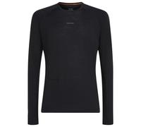 Icebreaker - Merino 125 Zoneknit L/S Crewe - Intimo lana merinos L nero
