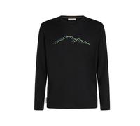 Icebreaker Merino 150 Tech Lite LS Tee Rainer Ridge Black S