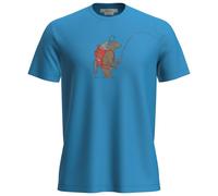 Icebreaker - Merino 150 Tech Lite S/S Tee Bear Catch - Maglia merino M blu