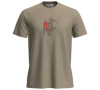 Icebreaker - Merino 150 Tech Lite S/S Tee Bear Catch - Maglia merino S beige