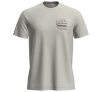 Icebreaker - Merino 150 Tech Lite S/S Tee Evolving Layers - Maglia merino XL grigio