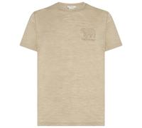 Icebreaker 150 Tech Lite Forest Short Sleeve T-shirt Beige S Uomo