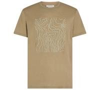 Icebreaker - T-shirt in lana merino - M Merino 150 Tech Lite SS Tee Great Heights Cumin - Taglia L - Beige