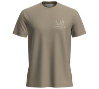 Icebreaker - Merino 150 Tech Lite S/S Tee Peaceful Pass - Maglia merino M beige