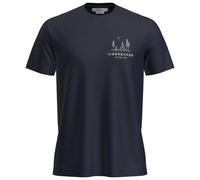 Maglietta da uomo Icebreaker Men Merino 150 Tech Lite SS Tee Peaceful Pass Taglia: XXL / Colore: blu scuro