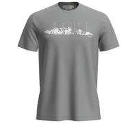 Icebreaker - Merino 150 Tech Lite S/S Tee The Peaks - Maglia merino S grigio