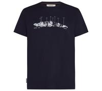 Icebreaker - Merino 150 Tech Lite S/S Tee The Peaks - Maglia merino XL blu