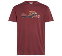 Maglietta funzionale da uomo Icebreaker Men Merino 150 Tech Lite SS Tee Transportage Taglia: L / Colore: bordeaux