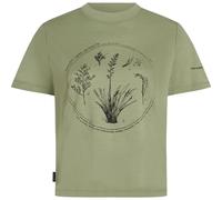 Icebreaker - t-shirt da escursionismo in lana merino leggera - W Merino 150 Tech Lite SS Crop Tee Seed Story Lichen per Donne - Taglia S - Verde