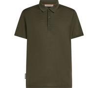 Icebreaker - t-shirt da trekking in lana merino a maniche corte - M Merino 150 Tech Lite SS Polo Dk Loden per Uomo - Taglia L - Verde