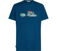Icebreaker Merino 150 Tech Lite Transportage Short Sleeve T-shirt Blu M Uomo
