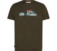 Maglietta funzionale da uomo Icebreaker Men Merino 150 Tech Lite SS Tee Transportage Taglia: M / Colore: marrone