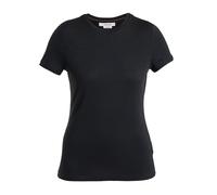 T-shirt Icebreaker Merino 150 Tech Lite manica corta nero puro donna - XS