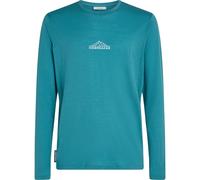ICEBREAKER Merino 150 Techlite Ls Tee Road To Cook - Uomo - Blu - Taglia L- modello 2026