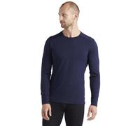 Icebreaker Merino 200 Oasis Crewe - maglietta tecnica a maniche lunghe - uomo M Dark Blue man Lana Merino