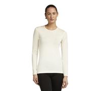 Icebreaker - Intimo termico donna - Women Merino 200 Oasis LS Crewe Undyed per Donne - Bianco Bianco S