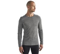 Icebreaker Merino 200 Oasis Crewe maniche lunghe Gritstone heather L