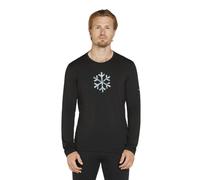 Icebreaker Merino 200 Oasis POW - maglietta tecnica - uomo L Black man Lana Merino