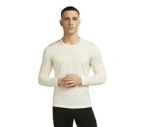 Icebreaker 200 Oasis Crewe Merino Long Sleeve Base Layer Beige M Uomo