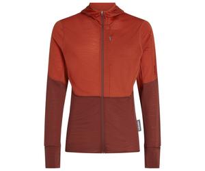Icebreaker - Merino 200 Realfleece Descender L/S Zip - Giacca di merino L rosso