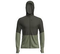 Icebreaker - Merino 200 Realfleece Descender L/S Zip Hoodie - Pullover in pile XXL olivia