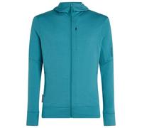 Icebreaker - Merino 260 Quantum IV L/S Zip Hoodie - Felpa di merino con cappuccio S turchese