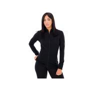 Giacca con cappuccio Icebreaker Merino 260 Quantum nero puro donna - L
