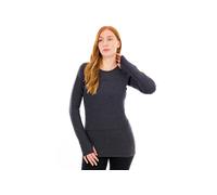 Icebreaker - Women's Merino 260 Zoneknit L/S Crewe - Intimo lana merinos L nero
