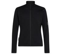 Icebreaker - Merino 300 Realfleece Descend L/S Zip - Pullover in lana merino M nero