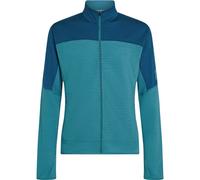 ICEBREAKER Merino 300 Realfleece Descend Ls Zip - Uomo - Blu - Taglia M- modello 2026