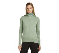 Icebreaker Merino 300 RealFleece™ Descender - felpa in pile con cappuccio - donna XS Green woman Tencel/Lyocell,Lana Merino