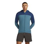Icebreaker Merino 300 RealFleece™ Descender - felpa in pile con cappuccio - uomo XL Blue man Tencel/Lyocell,Lana Merino