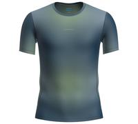 Icebreaker - Merino 75 Cool-Lite Feather S/S Crewe AOP - Maglia funzionale L blu