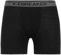 icebreaker Merino Anatomica - Boxer da Uomo con Patta, Taglia S, Colore: Nero