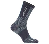 Icebreaker - Merino Blend Run+ Ultralight Crew Fusion Dye - Calze da running Unisex S | EU 39|41,5 blu/grigio