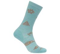 Icebreaker - Merino Lifestyle Ultralight Crew Camp Essentials - Calze casual Unisex L | EU 44,5|46,5 turchese