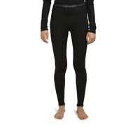 Icebreaker Merino ZoneKnit 200 - calzamaglia - donna Black/Black L