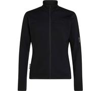 Icebreaker - Pile caldo e tecnico - M Merino Blend 300 RealFleece Descender LS Zip Black per Uomo in Cotone - Taglia XL - Nero