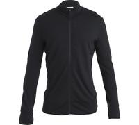 Felpa da uomo Icebreaker Merino 260 Quantum IV LS Zip Black M M