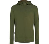 Icebreaker - Pile in lana merino - M Merino 260 Quantum IV LS Zip Hoodie Loden per Uomo - Taglia M - Verde