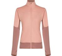 Icebreaker - Pile tecnico e caldo - W Merino Blend 300 RealFleece Descender LS Zip Summit/Blush/Cb per Donne in Cotone - Taglia XS - Rosa
