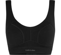 Icebreaker - Reggiseno donna in lana merino - W Merino Queens Clasp Bra Black per Donne - Taglia M - Nero