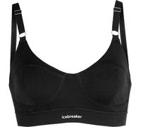 Icebreaker - Reggiseno in lana merino - W Queens Clasp Bra Black per Donne - Taglia XS - Nero