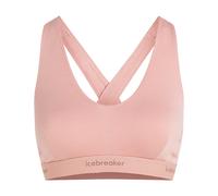 Icebreaker - Reggiseno traspirante - W Merino Blend 125 Cool-Lite Sprite Racerback Bra Blush per Donne - Taglia L - Rosa