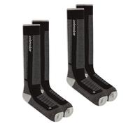Icebreaker - Set di 2 paia di calze da sci da uomo - M Merino Blend Ski+ Medium OTC 2 Pack Black/Ether/Graphite per Uomo - Taglia 39-41,5 - Nero