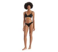 Icebreaker Siren Bikini Slip da Donna - Intimo in Lana Merino per Escursioni, Sport Invernali, Corsa, Fitness - Nero, L