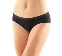 Icebreaker Siren Hipkini Boxer da Donna - Intimo in Lana Merino per Escursioni, Sport Invernali, Corsa, Fitness - Nero, M