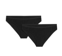 Icebreaker - Set di 2 calzoncini da donna in Lana Merino - W Merino 150 Siren Bikini 2 Pack Black per Donne in Pelle - Taglia 38-40 - Nero