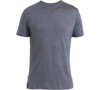 Icebreaker - T-shirt a maniche corte leggera e traspirante - Men Merino 125 Cool-Lite Sphere III SS Tee Midnight Navy Hthr per Uomo - Taglia L - Blu navy Blu navy L